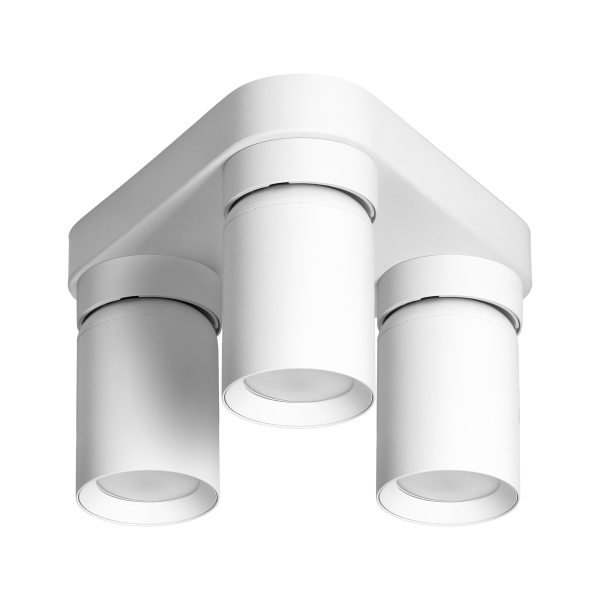 MALTA SP 3, wall and ceiling light, GU10 max. 3x12W, IP20, white, triangular base MALTA SP 3, wall and ceiling light, GU10 max. 3x12W, IP20, white, triangular base